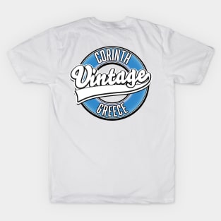 Corinth greece vintage logo T-Shirt